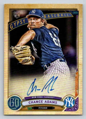 2019 Topps Gypsy Queen Autographs #GQACA Chance Adams (ref 186239) - Image 1 of 2
