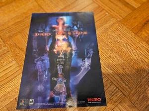 Tecmo's Deception III Dark Delusion Playstation 1 PS1 Promo Ad Print Poster 3 - Picture 1 of 1