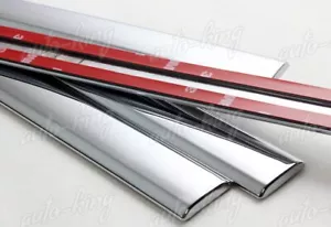 CHROME ABS BODY SIDE DOOR MOLDING TRIM 4-PCS FIT 15-19 GMC SIERRA 2500HD 3500HD - Picture 1 of 4