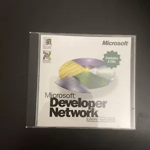 Microsoft Developer Network Library April 1996 2-CD Set - Picture 1 of 4