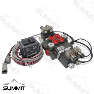 Hydraulisches Monoblock Richtmagnet Steuerventil 2 Spule, 13 GPM mit Schalter - Bild 1 von 10
