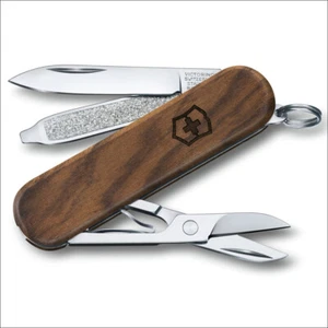 VICTORINOX CLASSIC WOOD - NAVAJA SUIZA 58 MM 5 FUNCIONES - MADERA DE NOGAL - Imagen 1 de 5
