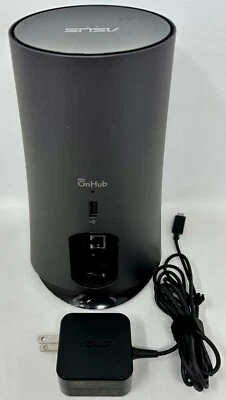 ASUS Google On Onhub Wireless Smart Wi-Fi Router SRT-AC1900 Black TP-Link - Image 1 of 3
