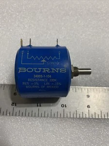Bourns Potentiometer 3400S-1-104 100K Pot - Picture 1 of 9