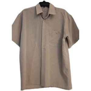 Maxini Collezione vintage Short Sleeve Men's Shirt Beige Color M Size - Picture 1 of 10