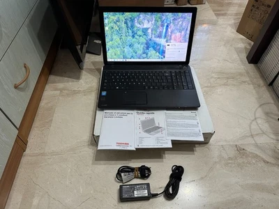 NOTEBOOK TOSHIBA SATELLITE C50-A-1JM INTEL CELERON N2840 8GB RAM 120GB SSD S3+ - Immagine 1 di 4