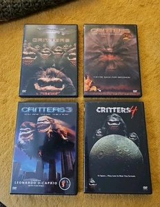 Critters DVD Lot (4) 1-4 Horror Sci-Fi Movie Series Leonardo DiCaprio Rare Set - Bild 1 von 14