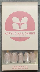 Red Aspen Press On Nails, Long Coffin, Glamorous Guinevere - Bild 1 von 3