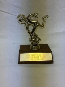 Last Place Champion Bowling Trophy Prize 1981 Automotive League Winter Park FL - Picture 1 of 7