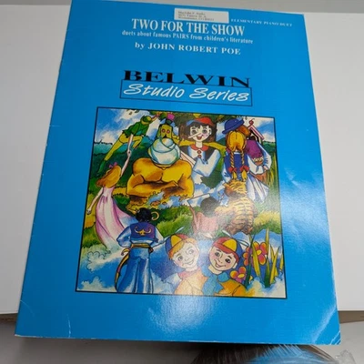 Two for the Show Piano Duet Sheet Music Book Belwin Studio Series John Poe F2 - Image 1 of 4