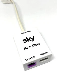 Sky Mikrofilter für Phone Line Sky Hub, Telefon MFS2B0U-SKYU Rev 0A gebraucht - Bild 1 von 4