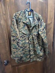 USMC Men's Woodland Marpat Camo Digital Jacket Blouse Marines Medium-Reg Blouse - Picture 1 of 9