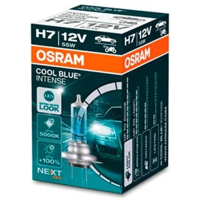 OSRAM COOL BLUE INTENSE H7, +100% más de brillo, hasta 5000 K - Imagen 1 de 4