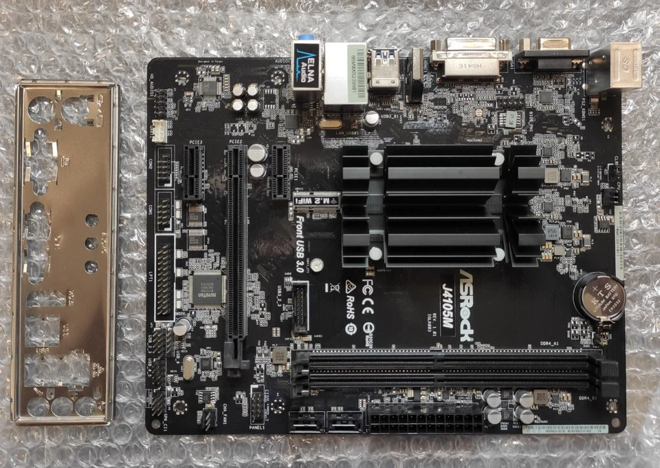 ASROCK J4105M Quad-Core DDR4 D-Sub DVI-D HDMI MicroATX - Immagine 1 di 1