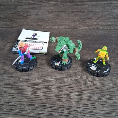2016 Heroclix Wizkids TMNT Turtles Viacom фигурка лот из 3 - Изображение 1 из 4