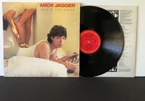 Mick Jagger SHE'S THE BOSS Original 1985 Columbia VG+/VG+ Promo Stamped Cover - Bild 1 von 6