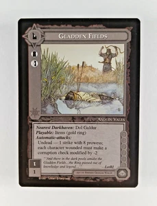 Gladden Fields - Middle Earth CCG tarjeta (1997 ICE) MECCG sitio de ojos sin párpados loteR - Imagen 1 de 2