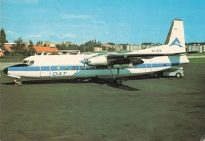 Postcard Airline DAT Fairchild Hiller FH227B OO-DTB AP1. - Picture 1 of 2