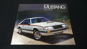 Vintage 1980 FORD MUSTANG Sales Brochure 3-Door, 2-Door, Cobra, Ghia - Bild 1 von 11