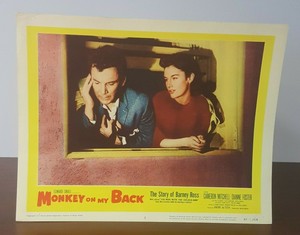 1957 Monkey On My Back Vintage WWII Movie #3 Lobby Card 57/308 Dianne Foster