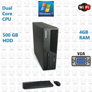 Dell Windows 7 64bit Desktop Computer PC Tower DVDRW 8GB Ram 500GB HD - Picture 1 of 1