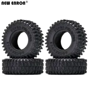 All Terrain 52*19mm Soft Rubber Wheel Tire for 1/24 RC Crawler Axial SCX24 90081 - Picture 1 of 6