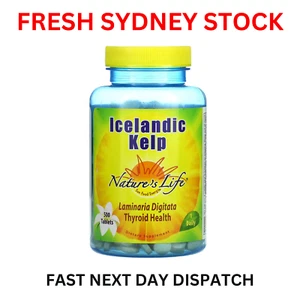 Algas islandesas Natures Life 41 mg 500 comprimidos apoya la función tiroidea saludable - Imagen 1 de 5