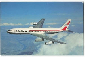 WARDAIR Canada Boeing 707-320C Jet VTG Postcard ME8. - Picture 1 of 2