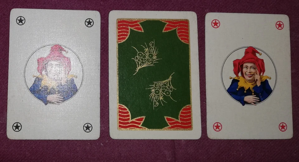 CARTA DA GIOCO JOLLY JOKER per sostituzione carte mancanti - MARCA MODIANO VERDE - Immagine 1 di 1