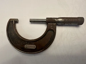 Starrett Micrometer Caliper 436 Outside 1" to 2" .001" Machinist Vintage - Picture 1 of 2