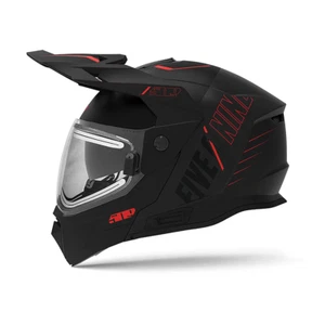 509 Adult's Delta R4 Ignite Snowmobile Open Face Helmet Black Aura - Large - Picture 1 of 3