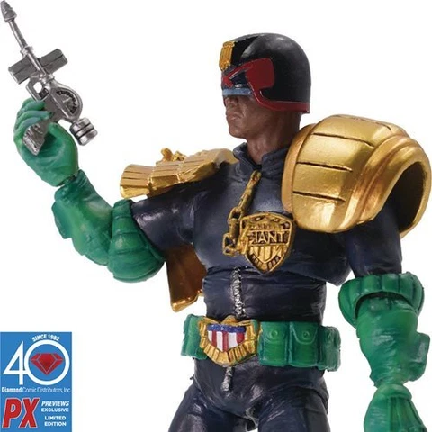 Hiya Toys Judge Dredd Judge Giant 1:18 Scale Exquisite Mini Action Figure Cover