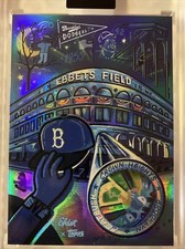 2021 Topps X Efdot Iconic Stadium Series 2 - Card 8 - Ebbets Field FOIL 086/100