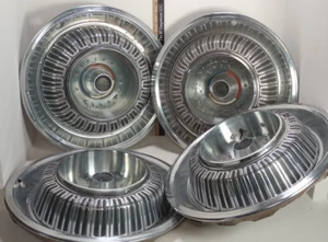 Vintage Set of 4 15" Hubcaps 1969 Plymouth Fury - Picture 1 of 24
