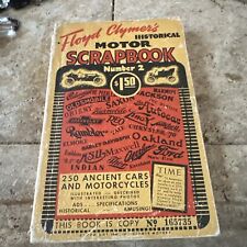Floyd Clymer’s Historical Motor Scrapbook Number 2 Softcover Book (Lot 1096)