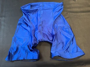 Pantalones Cortos de Ciclismo Hombre AZUL Acolchados Elásticos Gamuza Natural Pantalones Negros XL - Imagen 1 de 6