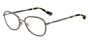 Jimmy Choo Women's Semi-Matte Bronze Oval Eyeglass Frame - JC229 0J7D 00 - Italy - Picture 1 of 3