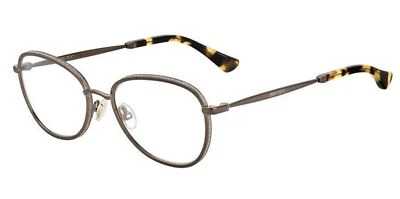 Женская полуматовая бронзовая овальная оправа для очков Jimmy Choo — JC229 0J7D 00 — Италия - Изображение 1 из 3