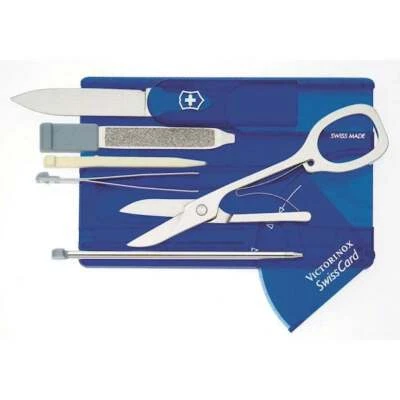 Victorinox Swiss Army SwissCard Blue - Image 1 of 2