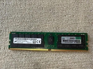 Micron 64GB 2Rx4 PC4-2933Y DDR4 ECC REG Memory RAM HP P03053-0A1 P00930-B21 - Picture 1 of 1