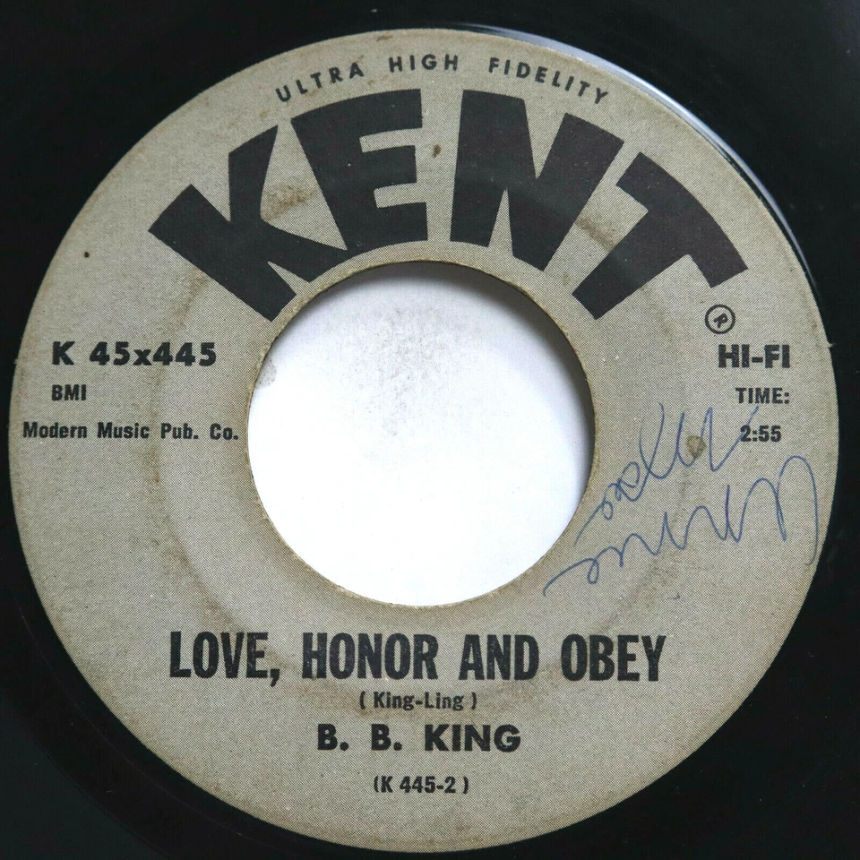 B.B. KING - LOVE, HONOR AND OBEY/ 5 LONG YEARS - SOUL 45 Foto 1 de 2