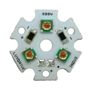 3-Up Cree XLamp XP-E LED Star - Rojo foto - Imagen 1 de 1