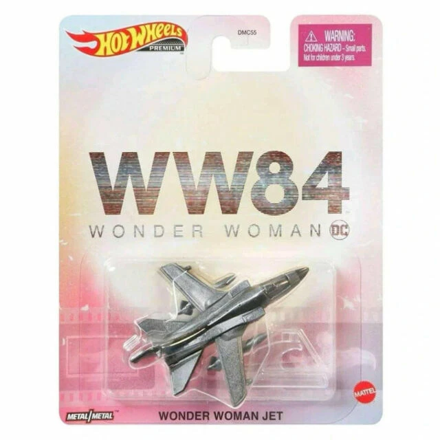 Hot Wheels Wonder Woman Invisible Jet - Black