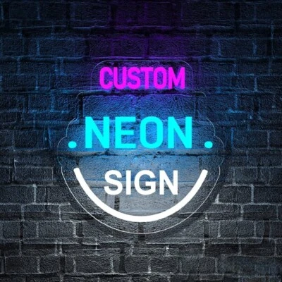Letrero de luz LED de neón - Decoración de pared personalizada para bodas, cumpleaños, bares y fiestas Foto 1 de 4