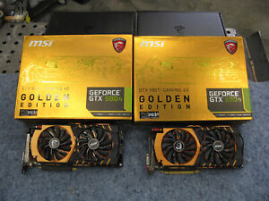 MSI NVIDIA GeForce GTX 980 Ti GAMING 6G GOLDEN EDITION (set of 2)