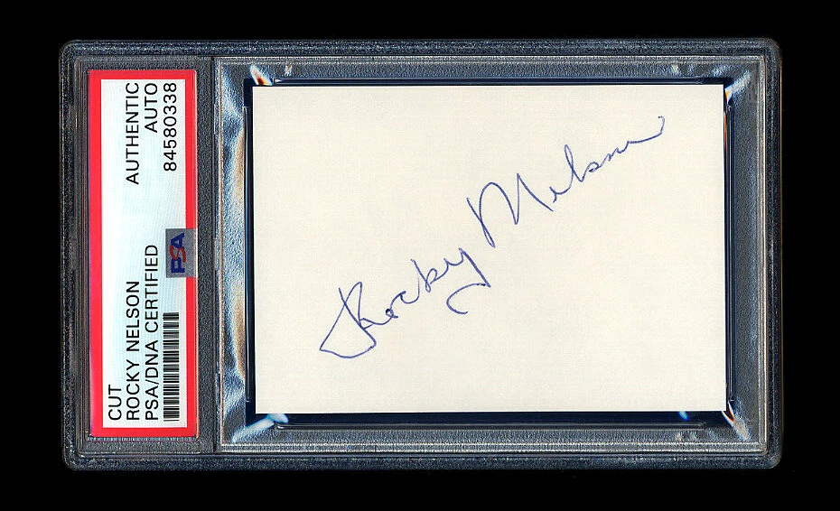 ROCKY NELSON SIGNED MINT CUT PSA/DNA AUTOGRAPHED PITTSBURGH PIRATES 1960 WSC - Image 1 of 1