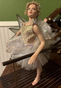 RARE Vintage Ashton Drake Larissa Ballerina Bar Dress Rehearsal Porcelain Doll - Picture 1 of 17