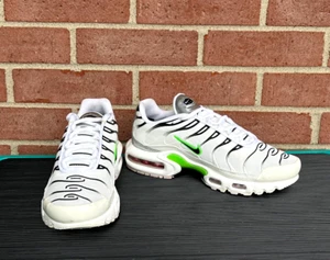 Nike Air Max Plus “Green Strike” Women Size 7.5 White Black (DN6997-100) - Picture 1 of 11