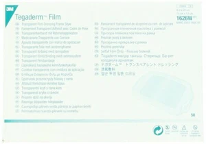 3M Tegaderm Film Dressing - 4" x 4 3/4" (1 bx/50)1626W - Picture 1 of 1