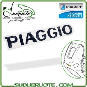 TARGHETTA ANTERIORE ADESIVO X SCUDO SCRITTA STEMMA PIAGGIO VESPA ET2 ET4 PX ZIP - Foto 1 di 1